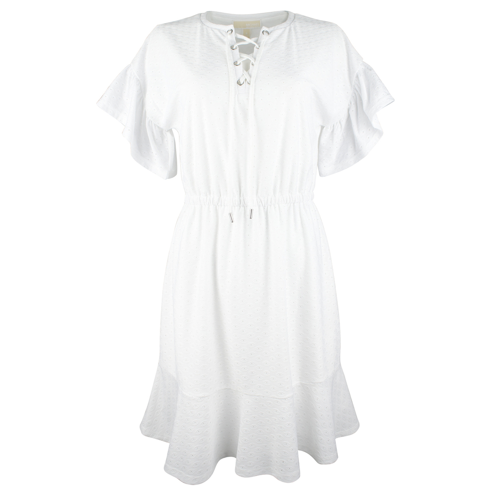 Michael Kors Women's Plus Size Faux  Elastic waist Dress 0X